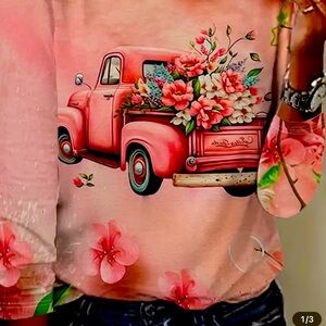 Who doesn’t love this rich pink long sleeved truck shirt! Daddy’s girl dream!